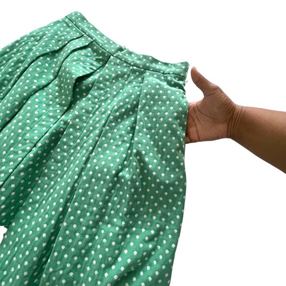 Eva Mendes Green Polka Dot Skirt - Retro Cottagecore Aesthetic Size:8 - Picture 4 of 8